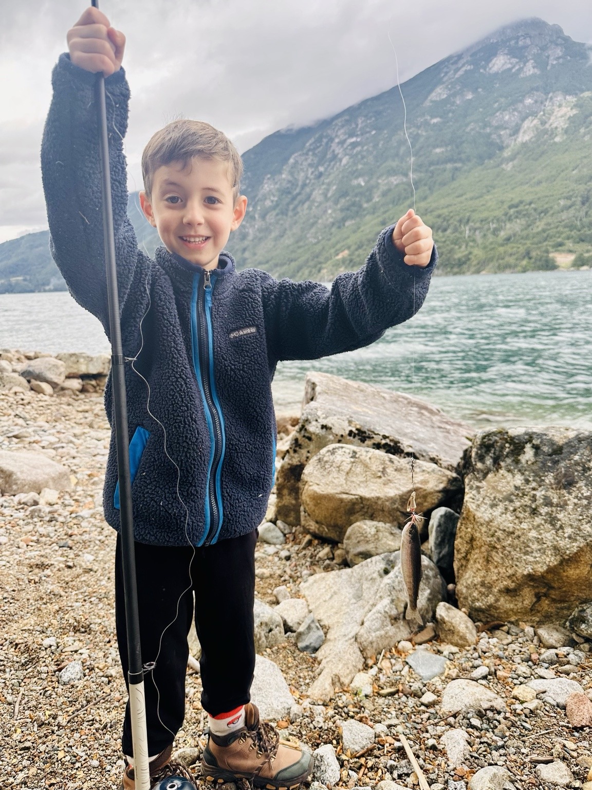 A catch by the shore