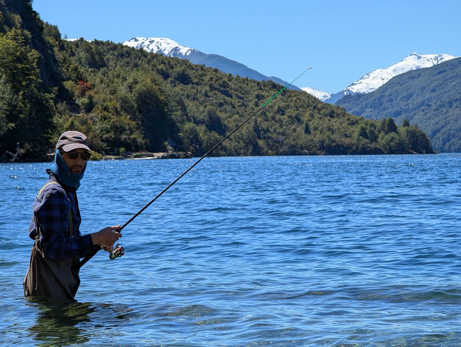 Fishing on the lake