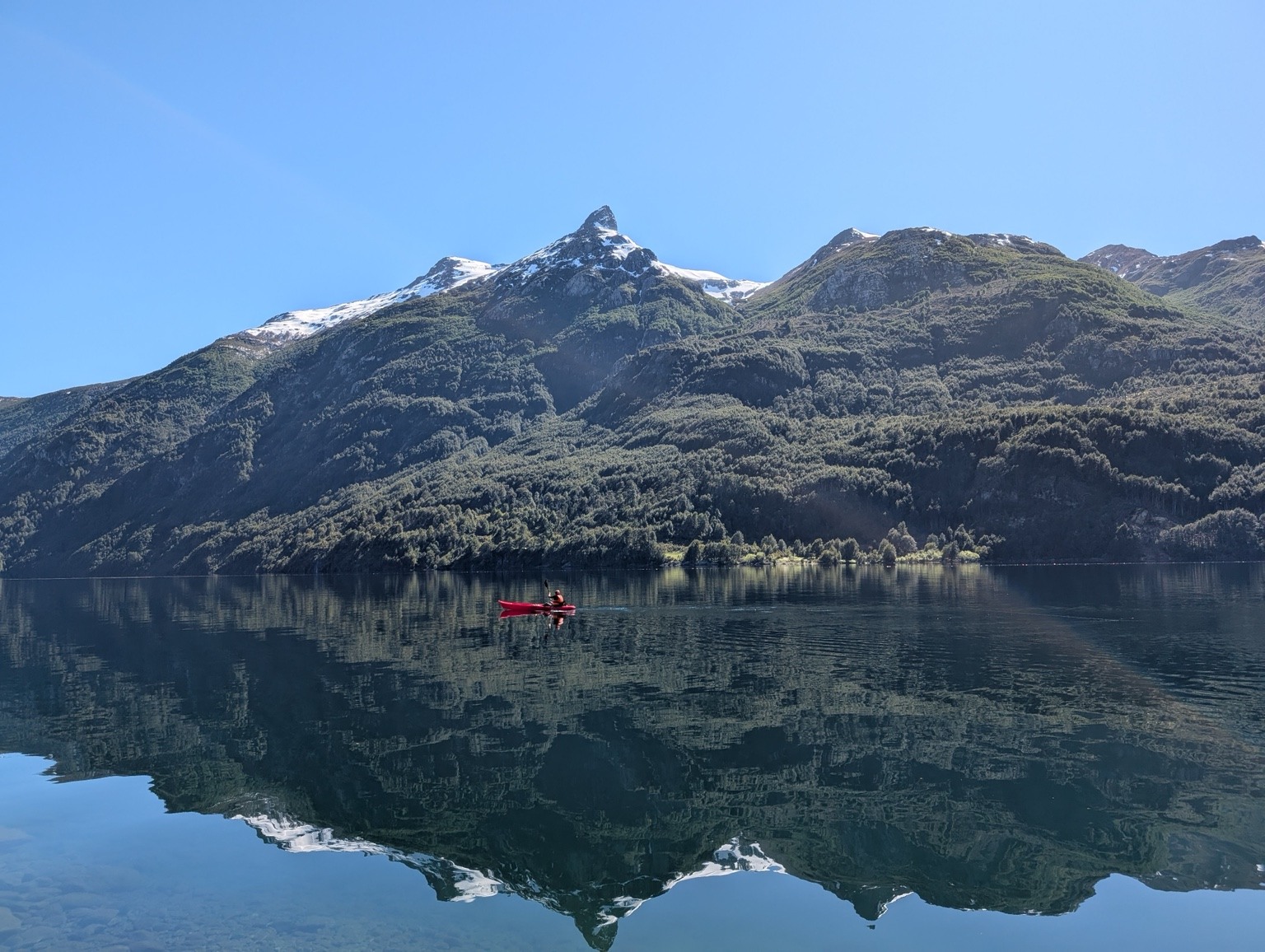 Beneath the mountains