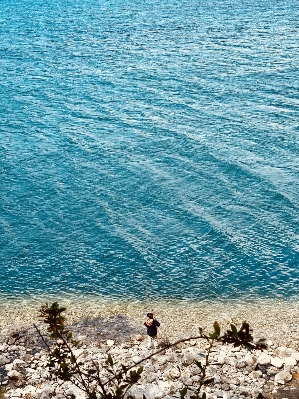 Clear water by the shore