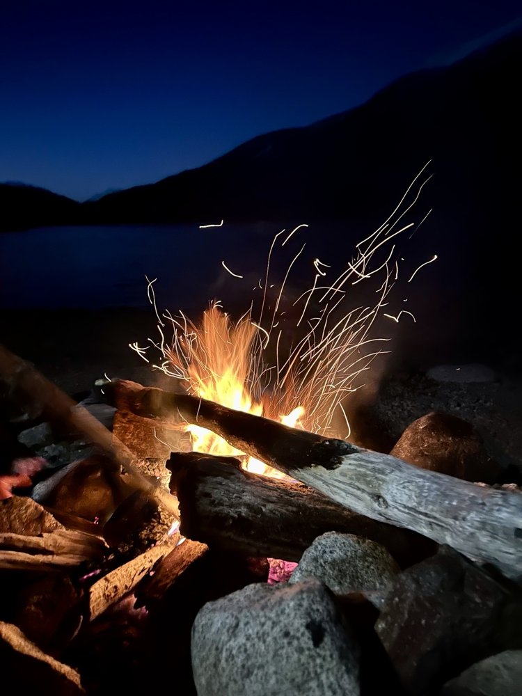 Sparks in the night