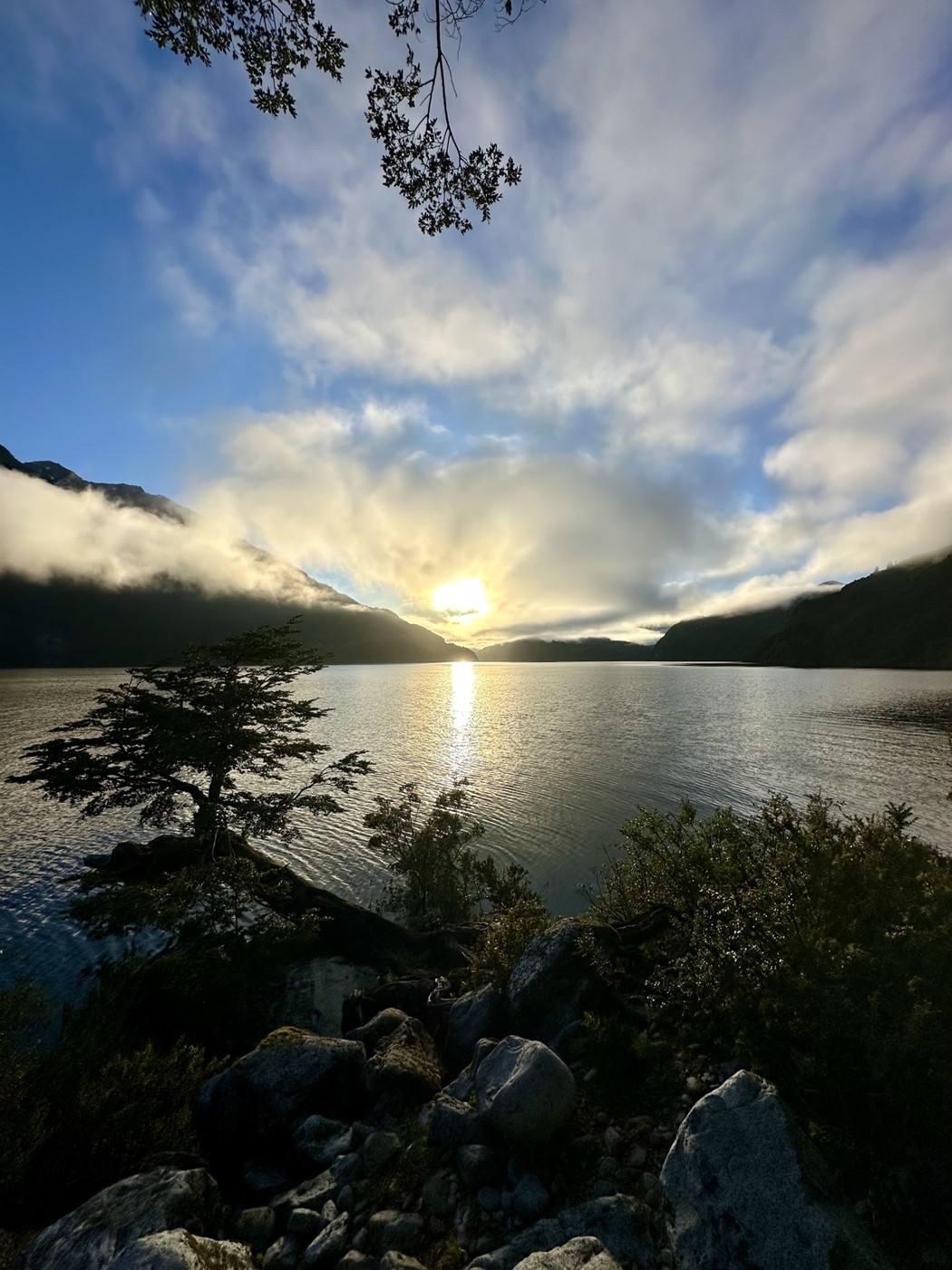Sunlight on the lake